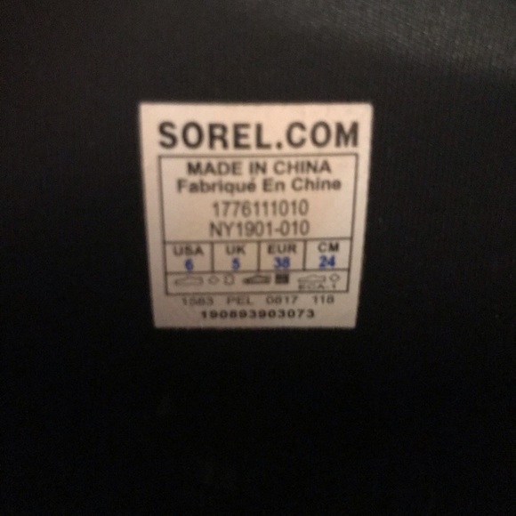 Sorel Black Mid Calf Rainboot - Picture 6 of 7